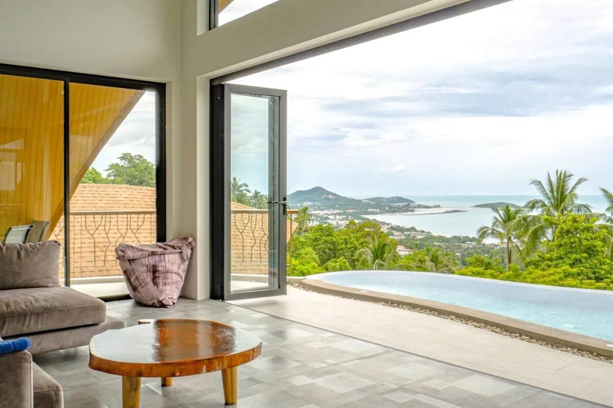 Villa Oikos 2Br - Private Infinity Pool & Seaview Praia Chaweng Exterior foto